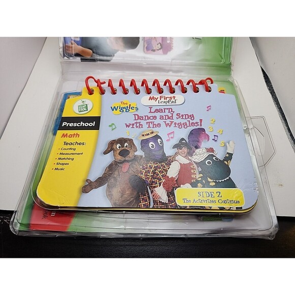 Leap Frog My First LeapPad The Wiggles Learn Dance Sing Preschool Cartridge Book - Picture 3 of 6
